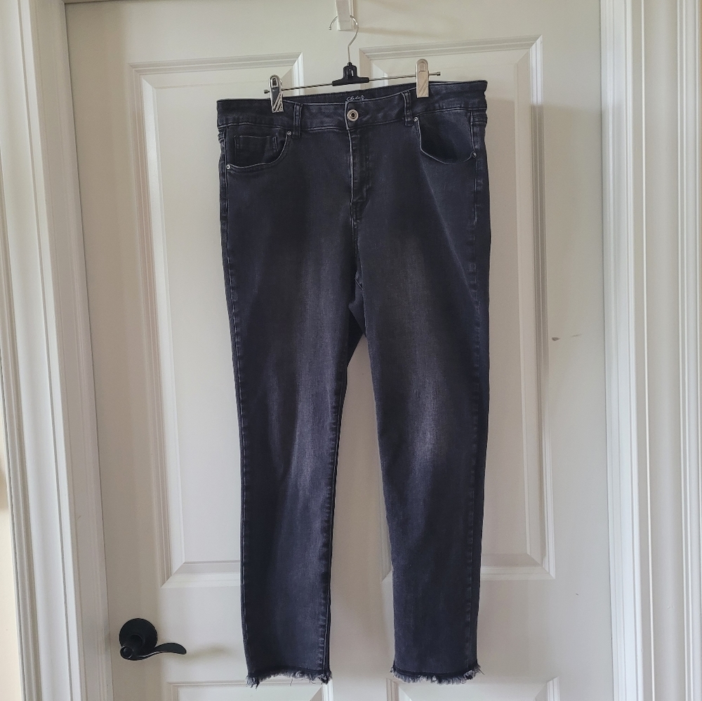 Charlie B black wash jeans